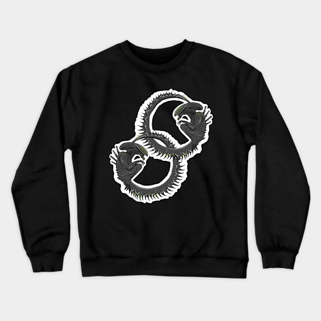 Alien Xenomorph Hive Crewneck Sweatshirt by Alien Dropship